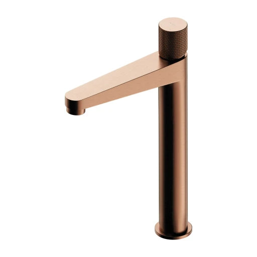 Bateria umywalkowa wysoka Omnires Contour CT8012 miedź szczotkowana