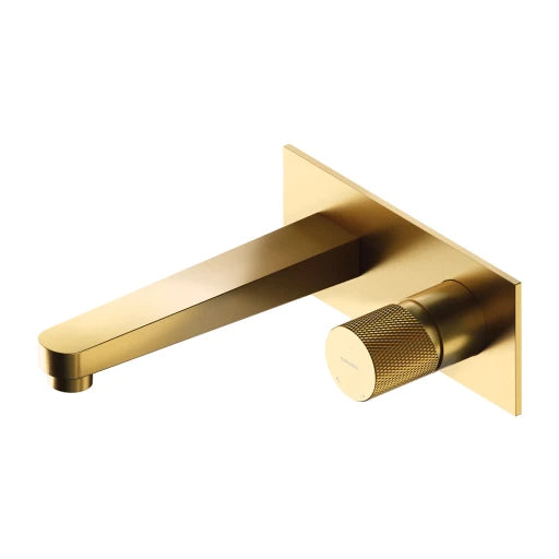 Bateria umywalkowa podtynkowa Omnires Contour CT8015 złoty szczotkowany