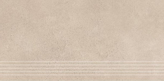 Stopnica Paradyż Silkdust Grys Beige 29,8×59,8 – widok frontowy