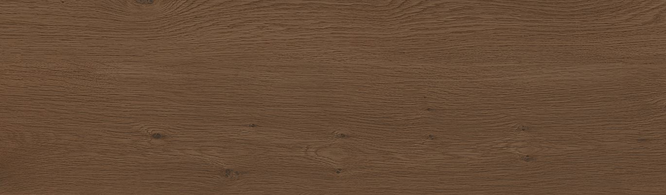 Płytki drewnopodobne Steelwood Dark Brown w salonie – efekt naturalnego drewna
