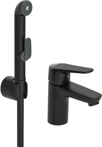 Oras Vega bateria umywalkowa czarny mat 1812FG-33