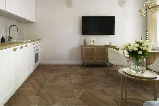 Paradyż Houck Mix Wood 59,8x59,8 mat – płytka gresowa drewnopodobna Gatunek 1