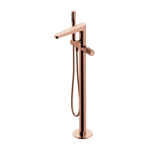 Omnires Contour bateria wannowa wolnostojąca CT8033 miedź szczotkowana