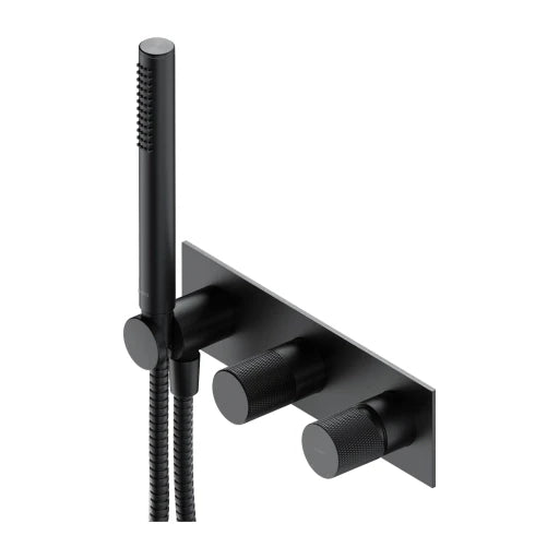Omnires CONTOUR bateria prysznicowo-wannowa podtynkowa CT8035 antracyt szczotkowany