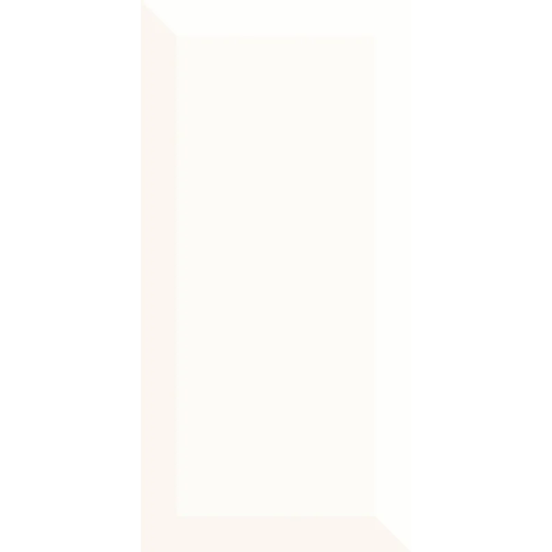 Glazura Paradyż Tamoe Bianco 9,8×19,8 cm – beżowa płytka ścienna połysk