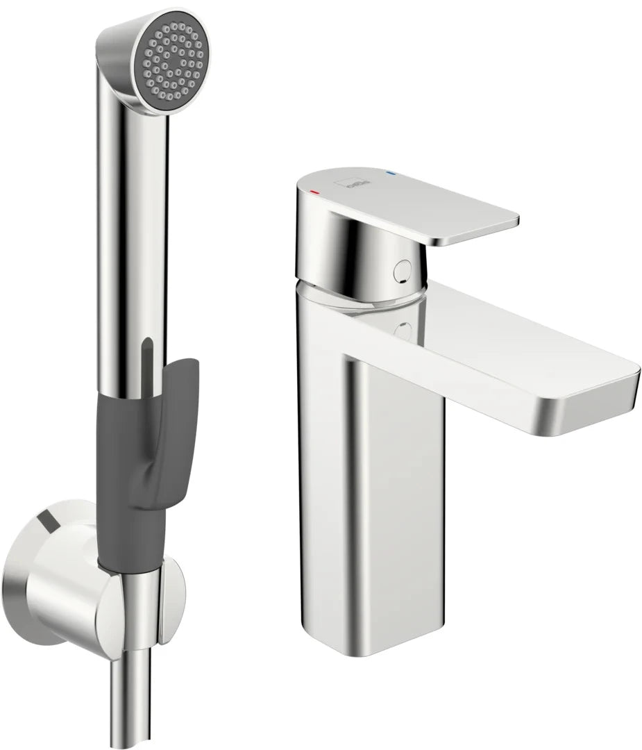 Oras Stela 4806F bateria umywalkowa chrom ze słuchawką Bidetta