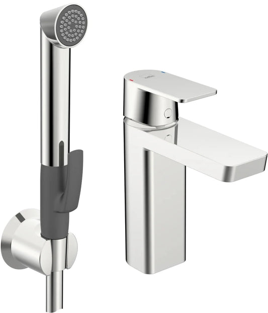 Oras Stela 4806F bateria umywalkowa chrom ze słuchawką Bidetta