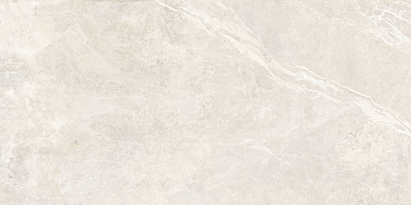Gres Cerrad Softstone White Rect. 59,7×119,7 – biały mat, struktura kamienia