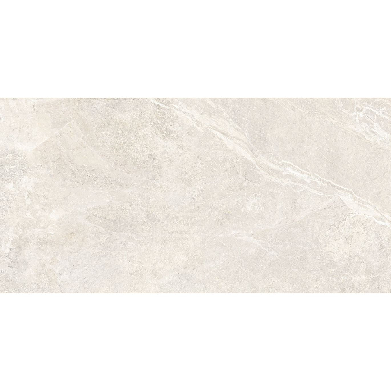 Gres Cerrad Softstone White Rect. 59,7×119,7 – biały mat, struktura kamienia